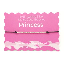 silwaver Sterling Silver Morse Code Bracelets for Women, Morse Code Inspirational Brithday Gift Bracelet for Friend Sister Memorial Day for Wifey, One Size, Sterling Silver, no gemstone