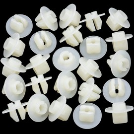 Rexka 25pcs Bumper Cover Cowl Grille Headlight Mounting Grommet Nylon Retainer Nut for Toyota Lexus 90189-05142