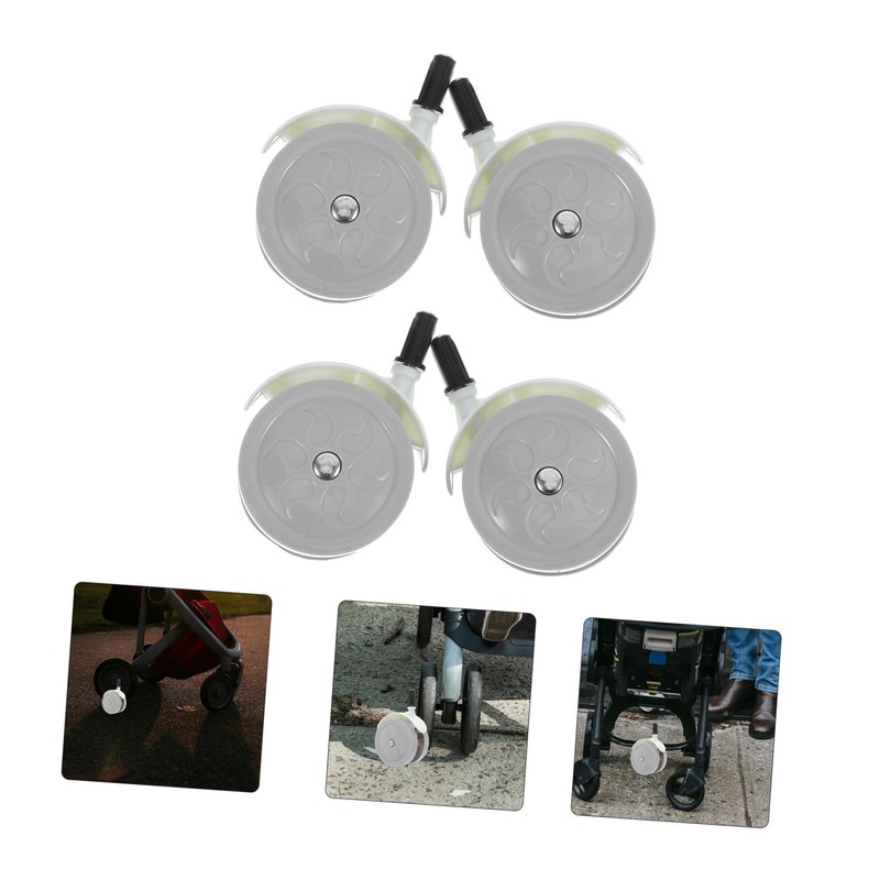 BIUDECO 4pcs Swivel Wheels for Walker Detachable and Easy to