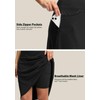 Viodia 25" Knee Length Skorts Skirts for Women with Zipper