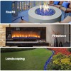 Skyflame 15LB Fire Glass for Propane Fire Pit, 1/2 Inch