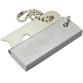 Plenty of Magnesium Fire Starter, Flint Stone, Survival Goods, Outdoor Goods, Rescue Signal, No Oil, Gas or Electricity Required