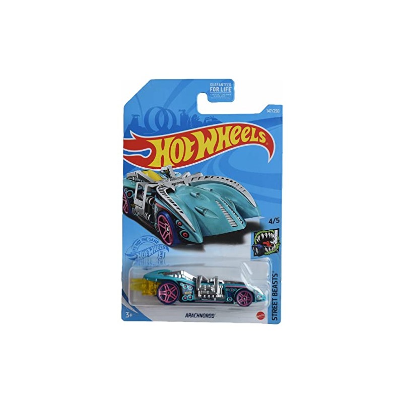 Hot Wheels Arachnorod - Teal - 147/250 Street Beasts 4/5