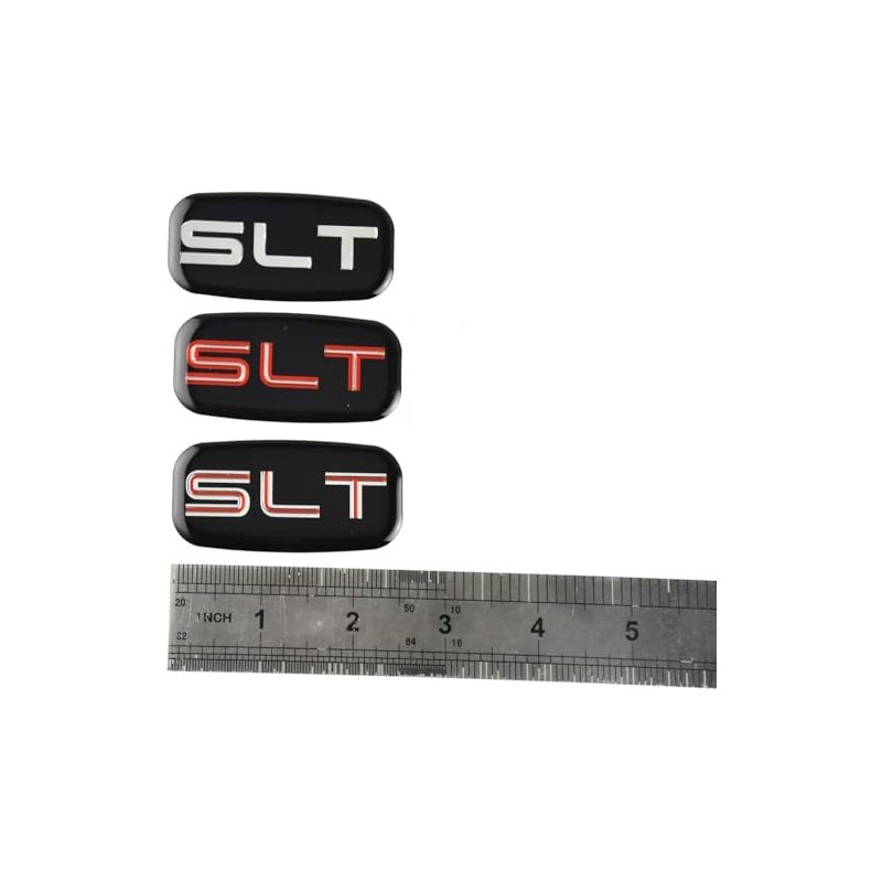 2X SLT Cab Emblems 3D Sticker Nameplate Letter Logo Roof