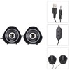 Desktop Speaker USB Powered Heavy Subwoofer Desktop Mini LED Speaker