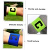 BIUDECO 5 Pcs Wear Resistant Captain Armbands for Soccer Arm