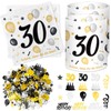 Pack of 20 Napkins 30th Birthday + 12 Pieces Lantern