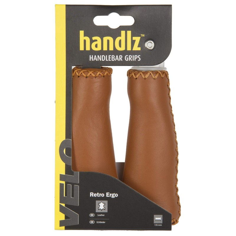 Velo handles Retro Ergo 13, 5cm brown per pair