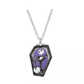 Unbranded Nightmare Before Christmas 1.5" Jack Skellington Charm Necklace On 20" Chain