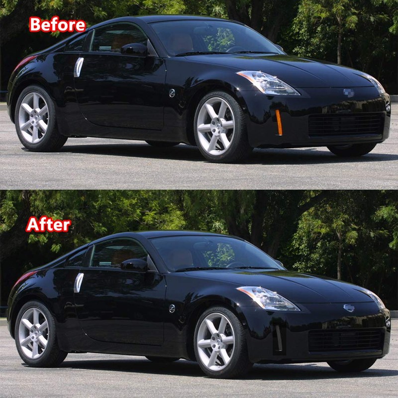 GTINTHEBOX LED Front Bumper Switchback Amber/White Daytime Running Lights with
