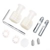 Zinc Plated Fixing Screws Set in Pairs Wall Mounted Toilet