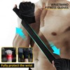LEFAFA Gym Gloves, Workout Gloves with Wrist Wrap Support for