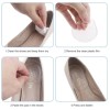 4 Pcs Silicone Gel Heel Cups for Heel Pain Shoe