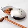 TKG Corporation Petite Wok Lid for Chinese Cuisines, 18-8 Stainless