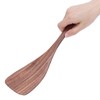 Wood Wok Spatula Cooking Espatula, Nonstick Pan Shovel Long Handle,