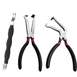 3PCS Electrical Disconnect Pliers, Electrical Connector Separator, Fuel Line Petrol Clip Pliers, Automotive Disconnect Tools for Air Flow Sensors Fuel Injectors Hose Spark Plug