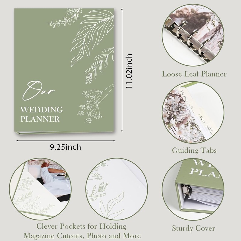EggSun Wedding Planning Book and Organizer for Bride Newly Engaged