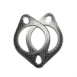2.5" ID 2 Bolt MLSG High Temp Exhaust Gasket (Qty 2) - Heavy Duty -120-06310-0002 (2.5 Inch) - Ticon Industries