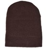 MG Plain Short Beanie Skull Cap Ski Skate Hat 8"