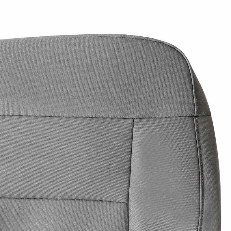 FZJDSD Flint Gray Driver Side Bottom Cloth Seat Cover Compatible
