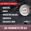 Grillfürst Therm 260 BBQ Lid Thermometer - Built-in Grill Thermometer