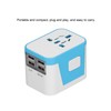 International Power Adapter Travel Plug with 4 USB Ports for