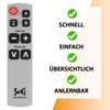 Seki Medium Learning Universal TV Remote Silver