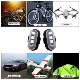 Unbranded RGB LED Strobe Light Wireless Remote Control For Car Bike Motorcycle Flash Lamps