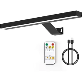 MIOBLUE Wireless Picture Lights,Rechargeable Battery Art Display Light with Remote Control, Dimmable/Timer Off Dartboard Light 16 Inch Full Metal Accent Lamp with 40LEDs for Paintings,Picture,Frame