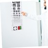 VILLFUL 2pcs Eye Chart Visual Testing Wall Chart for Eyesight