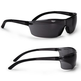 ANTENG 1 PACK Safety Glasses for Men, Tinted Safety Glasses for Men, Transition Safety Gloggles for Women, Anti Impact Safety Gloggles, with Cleaning Cloth, Portable Bags, for Outdoor Worker