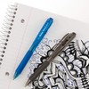 Pentel WOW! Retractable Ballpoint Pens, Medium Line, Black Ink, 5