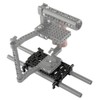 NICEYRIG Camera Cheese Plate Multi-Purpose Mounting Plate with 15mm Railblocks