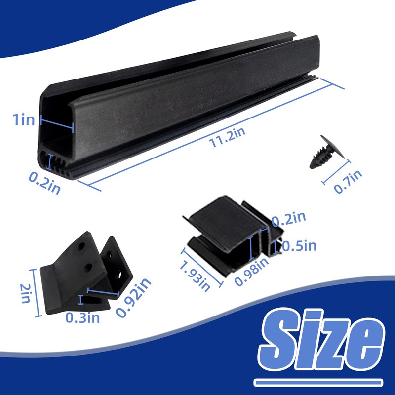 Club Car DS Golf Cart Windshield Retaining Clips Kits with