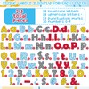 Gilprop 213 Pcs 4" Bulletin Board Letters Alphabet Cutout Set