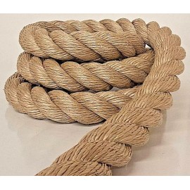 Mad Dog Products 1.5" Unmanila Tan Poly Rope - aka Pro Manila UnManila - Sold By the Foot