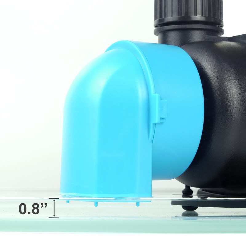JEREPOND 3450GPH Aquarium Return pump with LCD display controller, DC