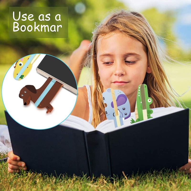 Guided Reading Strips, Animal Highlight Bookmarks Help with Reduce Visual
