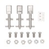 3pcs Toggle Switch Matte Chrome Coating Heavy Duty Toggle Flick