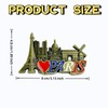 Tivleed Paris Souvenir Metal Fridge Magnet - 3D Iconic French