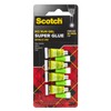 Scotch Super Glue Gel, 4-Pack of Single-Use Tubes, .017 oz