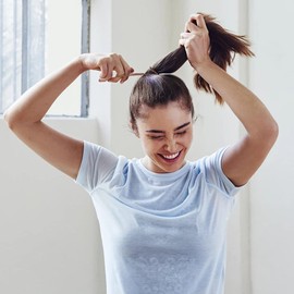 Hair Scrunchie Hooks, Open Ponytail Hooks, Hair Bands with Hooks, Ponytail Hook Hair Clips for Women and Girls, Pack of 5 (Brown)