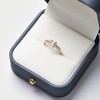 Oirlv Ring Case PU Leather Single Piece Portable Mini Proposal