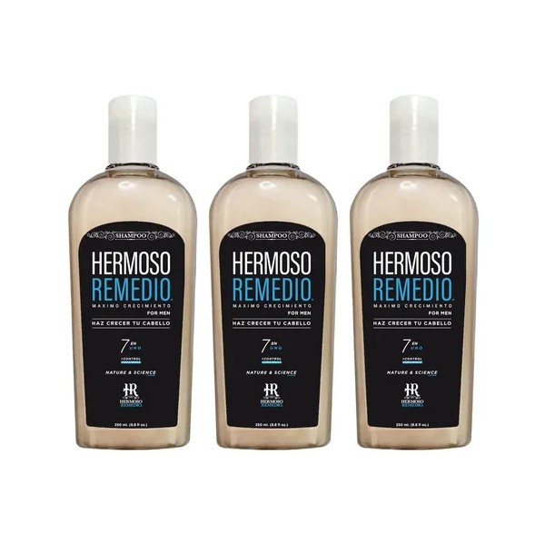 Pack Shampoo Anticaida Crecimiento Acelerado Anticaspa Reparador Hidratante Para Hombre