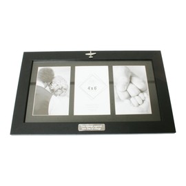 Mustang P51 Black Wooden Photo Frame 3 in 1 Wall Hanging Engraved Gift 734