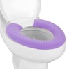 Soft Warm Thicken Stretchable Toilet Seats Covers (Purple)