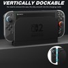 FUNDIARY Clear Case Compatible with Switch 2(2025), Hard PC Shock-Absorption