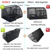 ZDZBLX Desk Organiser, Pen Holder Desk Mesh Metal Multifunctional Pen