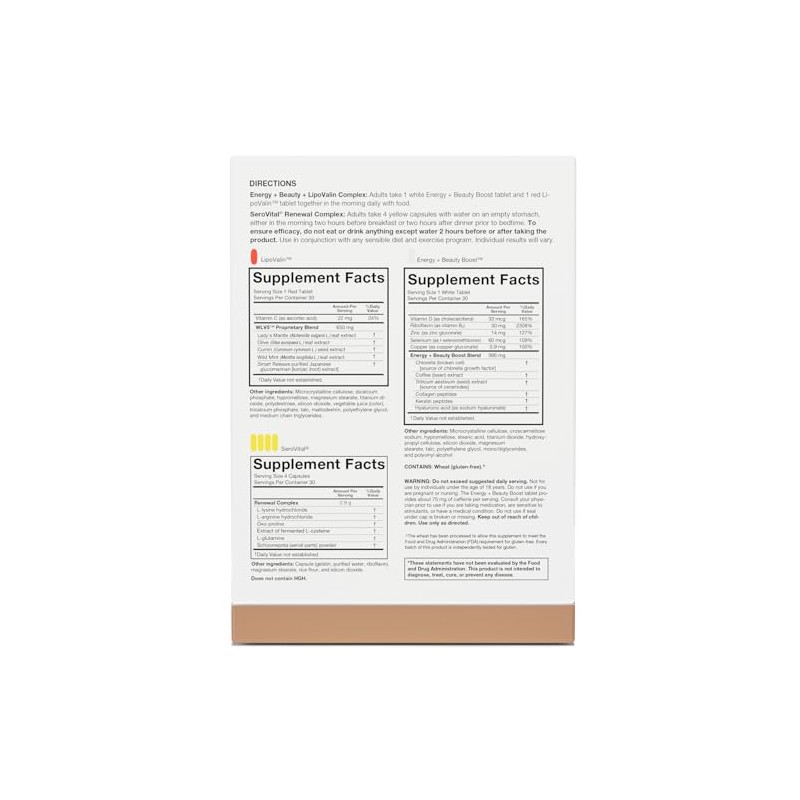 Serovital Advanced for Women Supplement - Skin Benefits, Energy, and