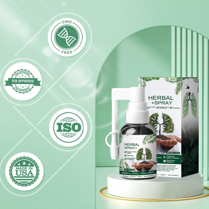 Herbal Lung Cleanse Mist - Powerful Lung Support, Cleanse &